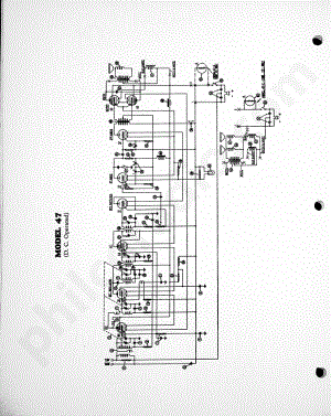 philco Model 47 (D.C 电路原理图.pdf