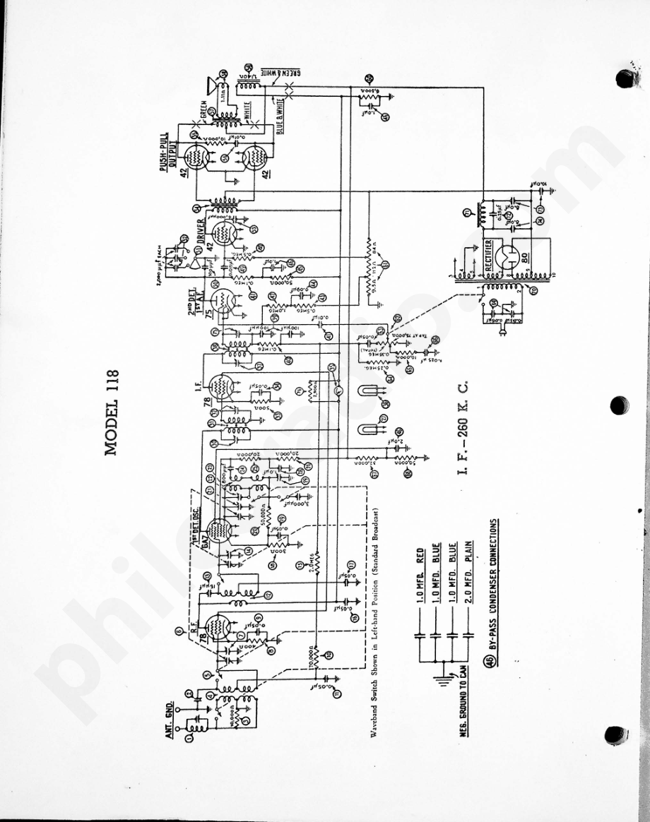 philco Model 118 电路原理图.pdf_第1页