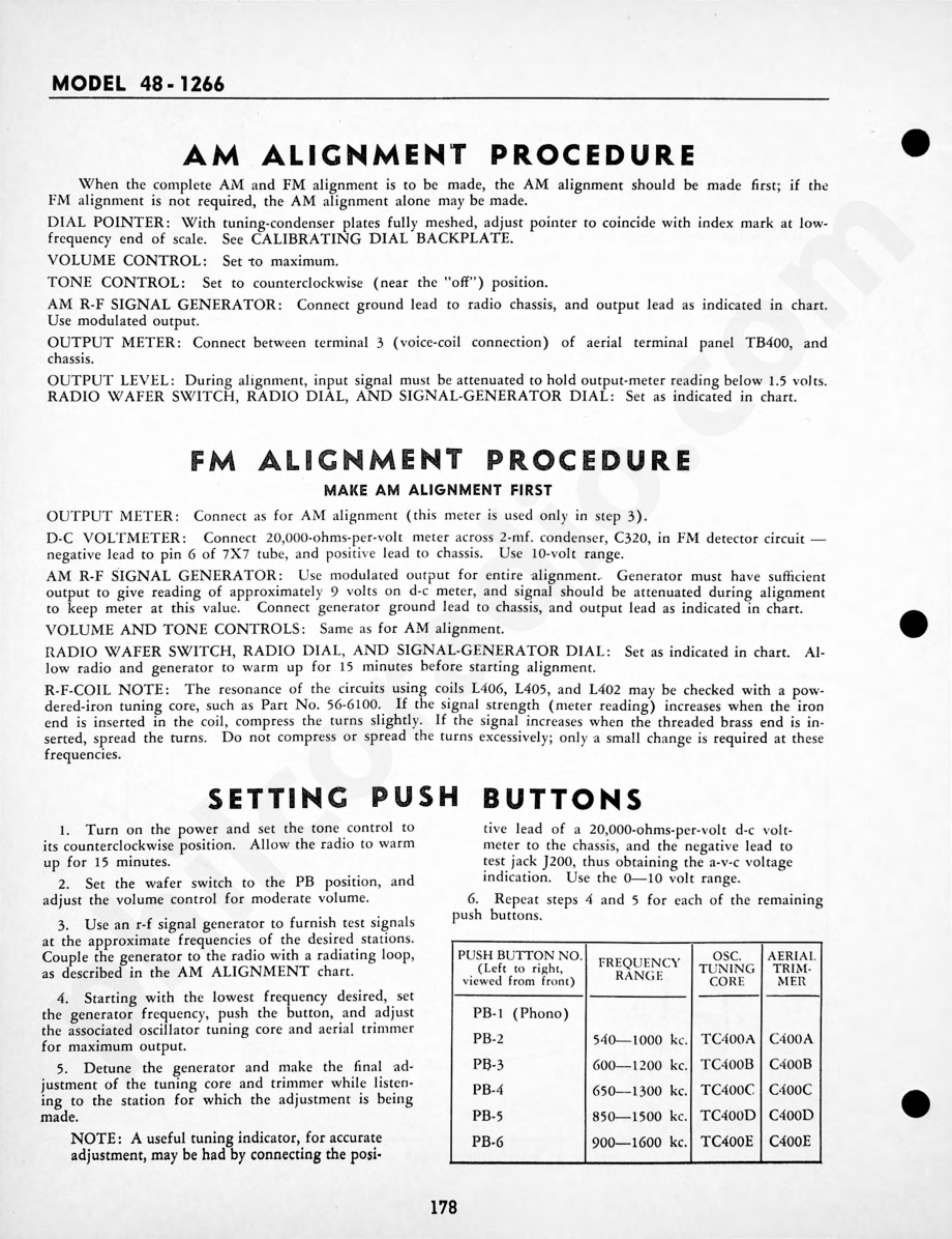 Philco Radio-Phonograph Model 48-1286维修电路原理图.pdf_第3页