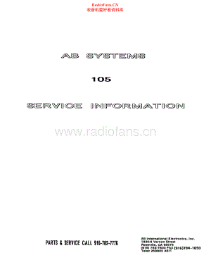 ABInternational-105-pwr-sm维修电路原理图.pdf