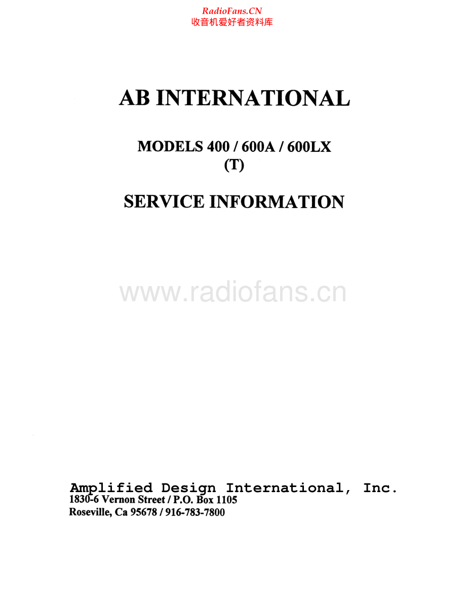 ABInternational-600LX-pwr-sm维修电路原理图.pdf_第1页