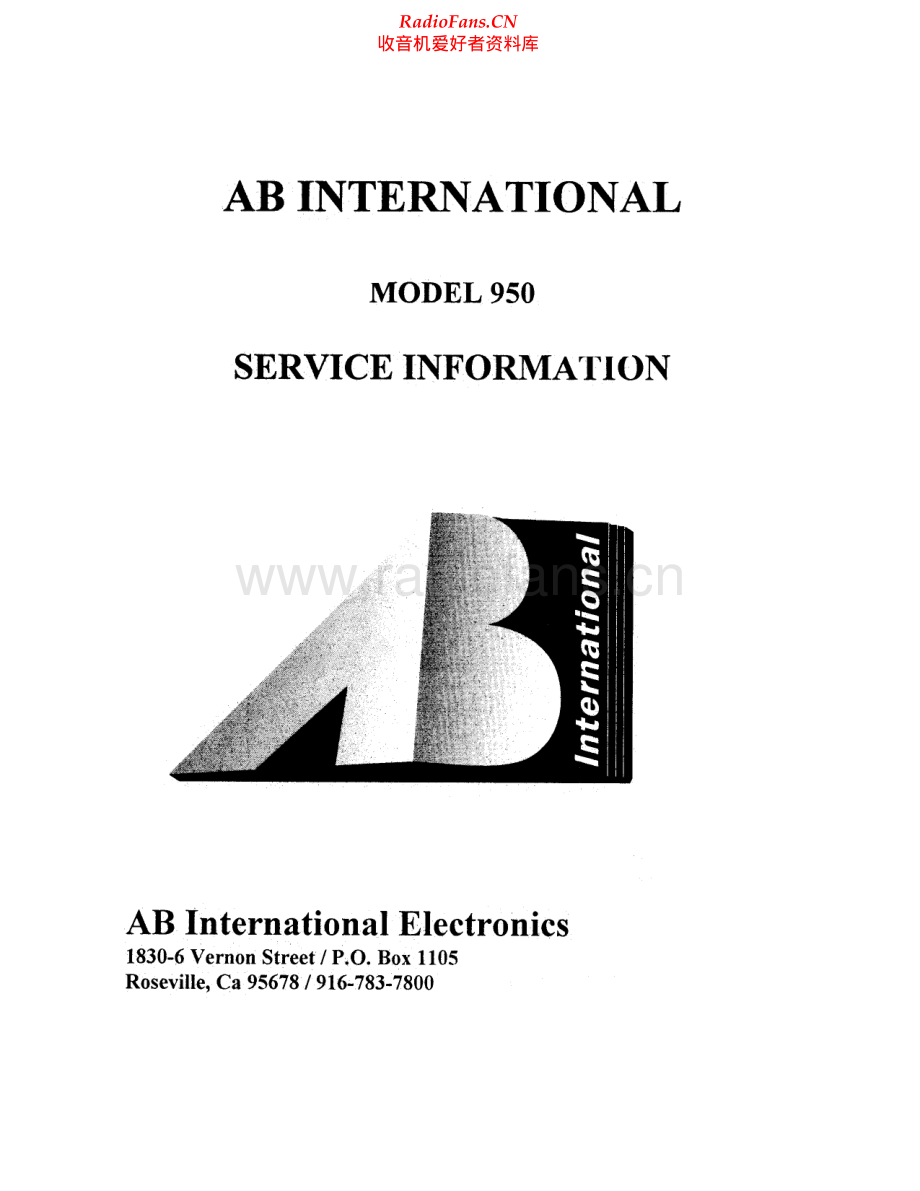 ABInternational-950-pwr-sm维修电路原理图.pdf_第1页