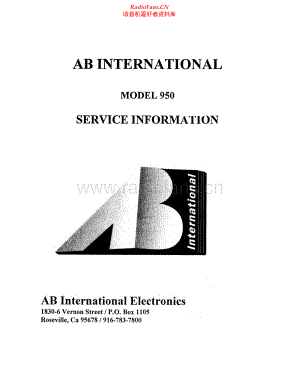 ABInternational-950-pwr-sm维修电路原理图.pdf