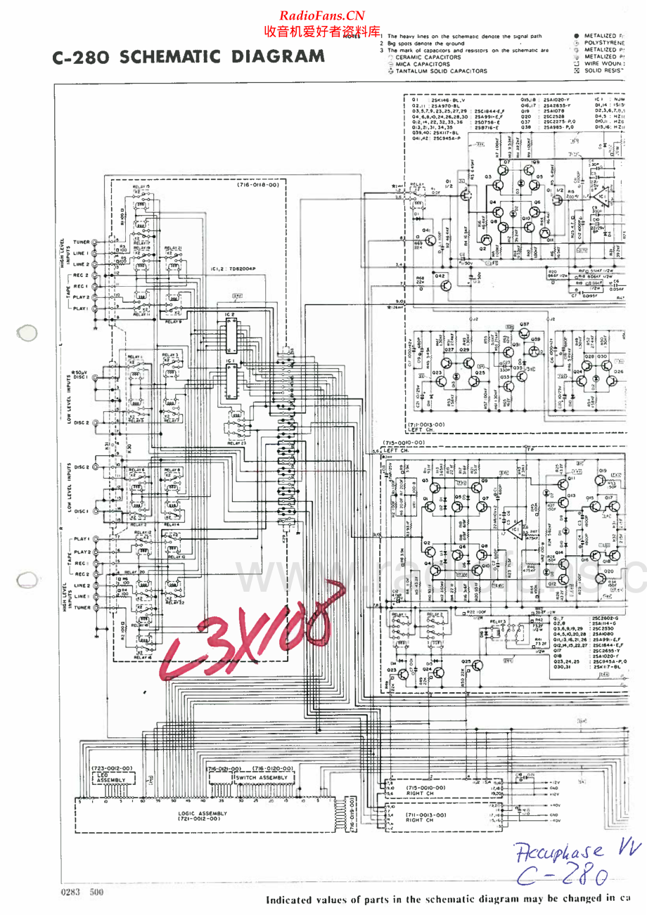 Accuphase-C280-pre-sch维修电路原理图.pdf_第1页