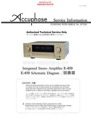 Accuphase-E450-int-sm维修电路原理图.pdf