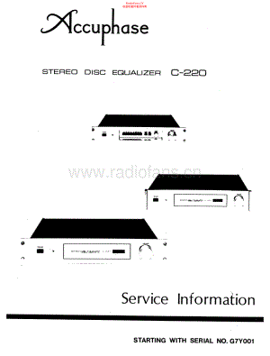 Accuphase-C220-eq-sm维修电路原理图.pdf