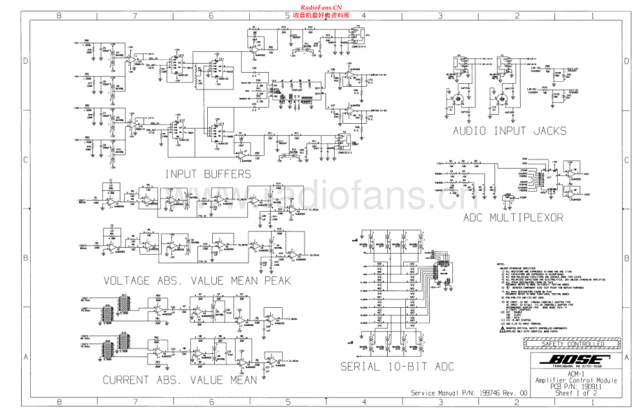 Bose-ACM1-acm-sch维修电路原理图.pdf_第1页