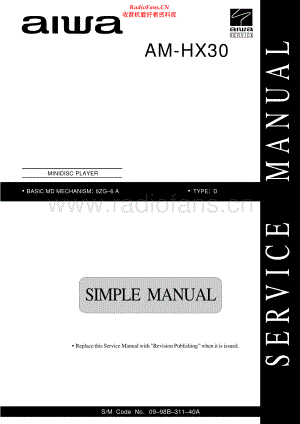 Aiwa-AMHX30-md-sm维修电路原理图.pdf