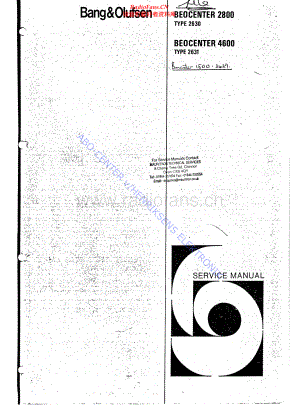 BO-Beocenter2800_type2630-sm维修电路原理图.pdf