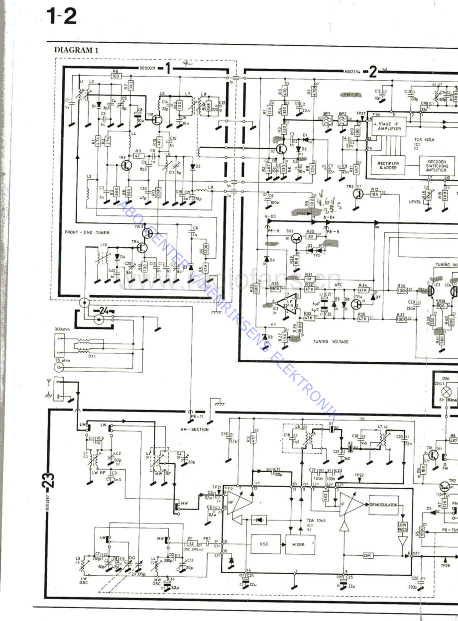 BO-Beocenter7000_type1801-sch维修电路原理图.pdf_第3页