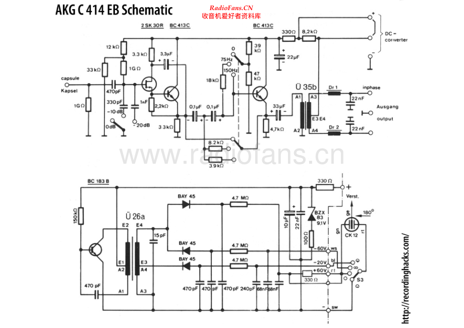 AKG-C414EB-mic-sch维修电路原理图.pdf_第1页