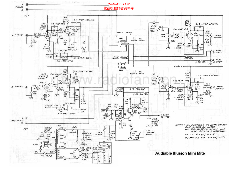 AudioIllusion-MiniMite-pre-sch维修电路原理图.pdf_第1页