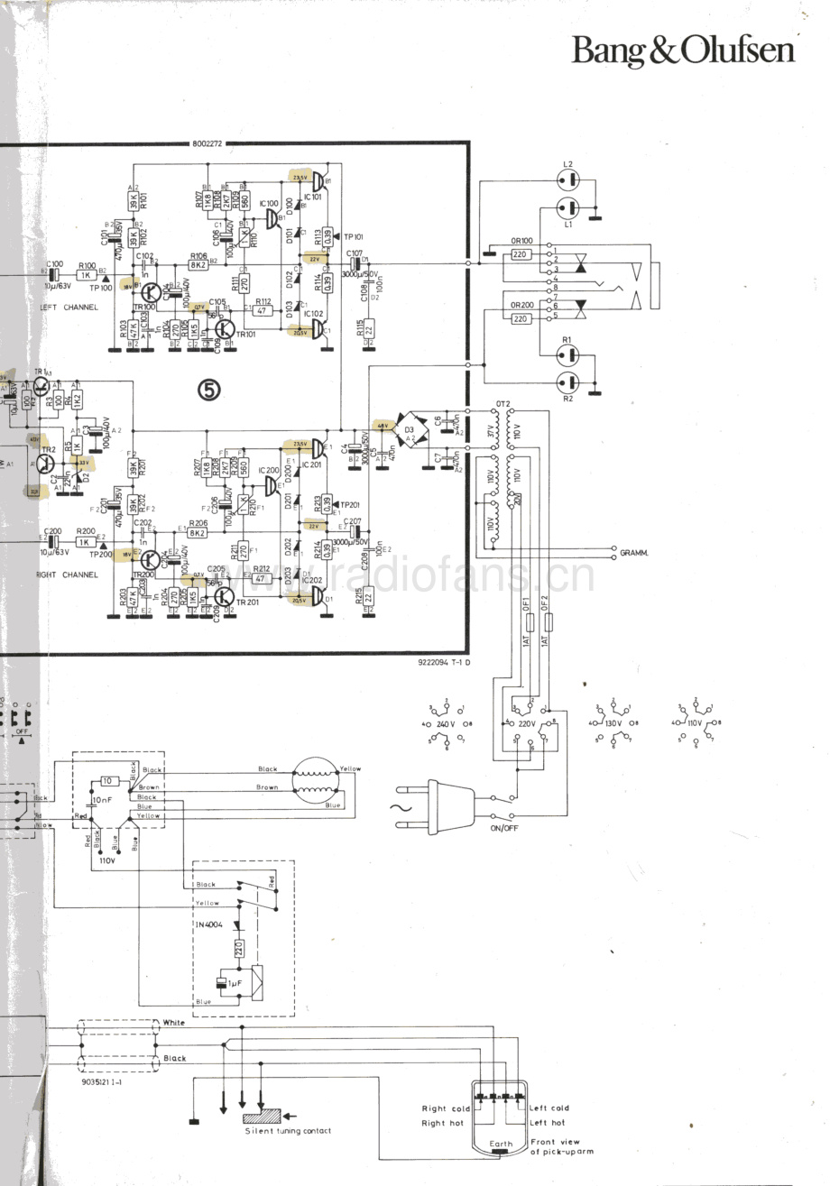 BO-Beomaster1100_type2609-sch1维修电路原理图.pdf_第3页