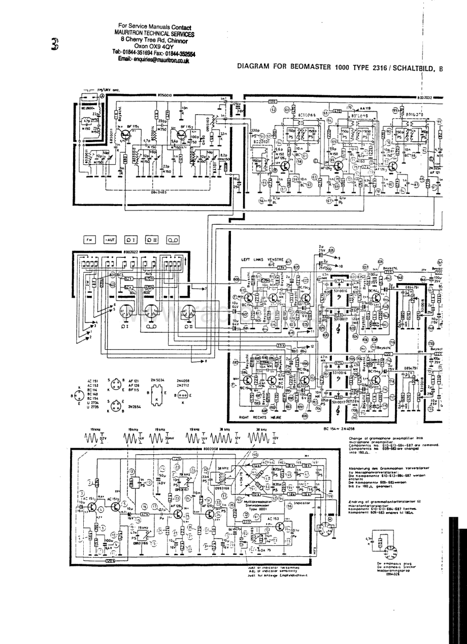 BO-Beomaster1200_type231x-sm维修电路原理图.pdf_第3页
