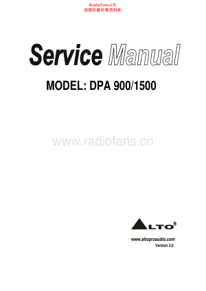 Alto-DPA900-pwr-sm维修电路原理图.pdf