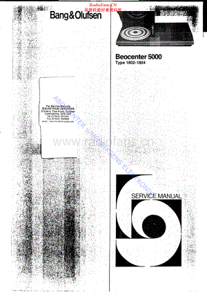 BO-Beocenter5000_type180x-sm维修电路原理图.pdf