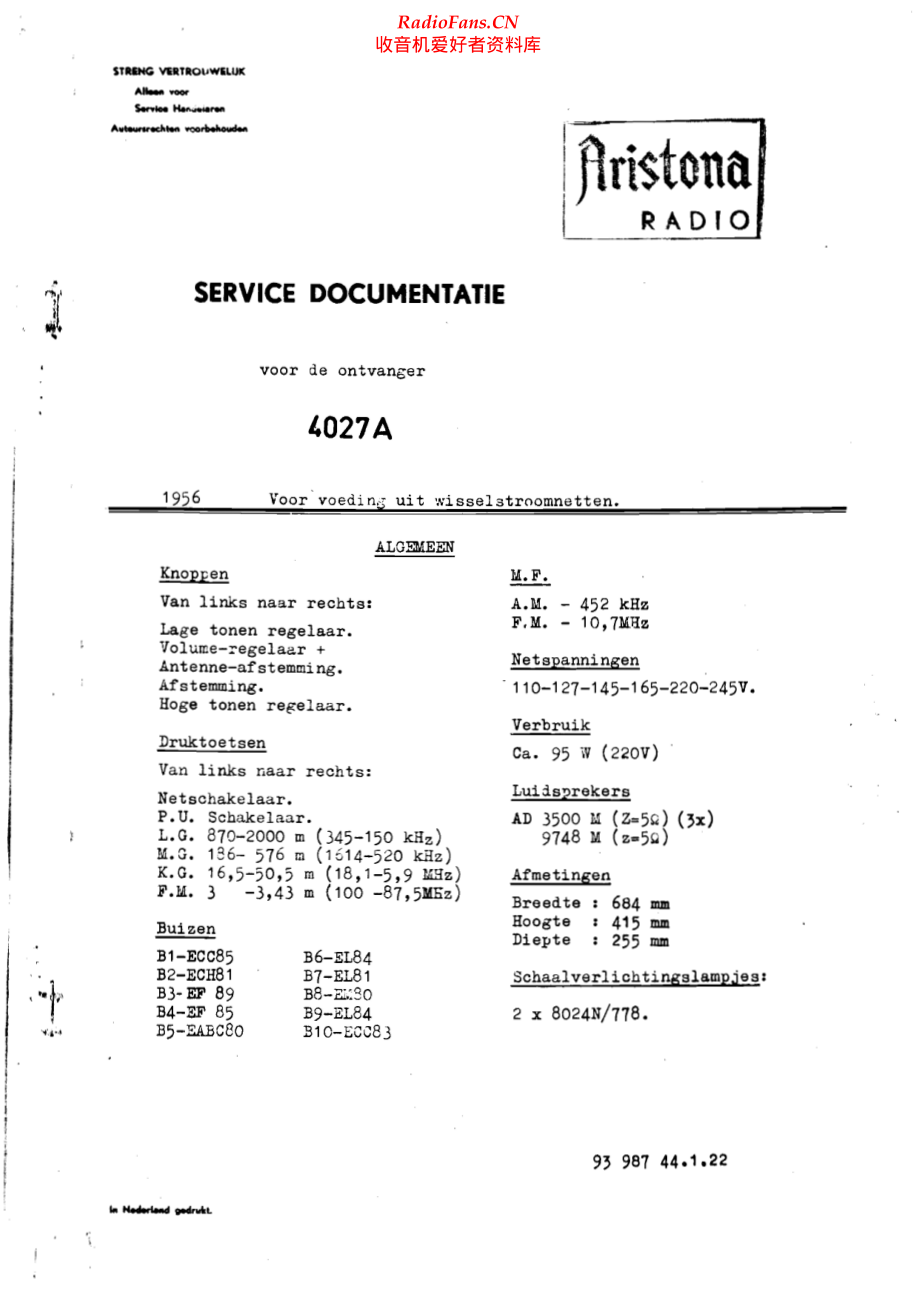 Aristona-4027A-rec-sm维修电路原理图.pdf_第1页