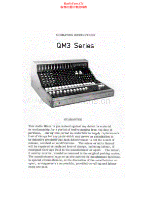 Chilton-QM3-mix-sm维修电路原理图.pdf