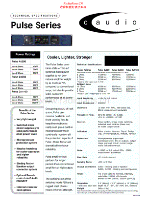 CAudio-Pulse4x300-pwr-sm维修电路原理图.pdf