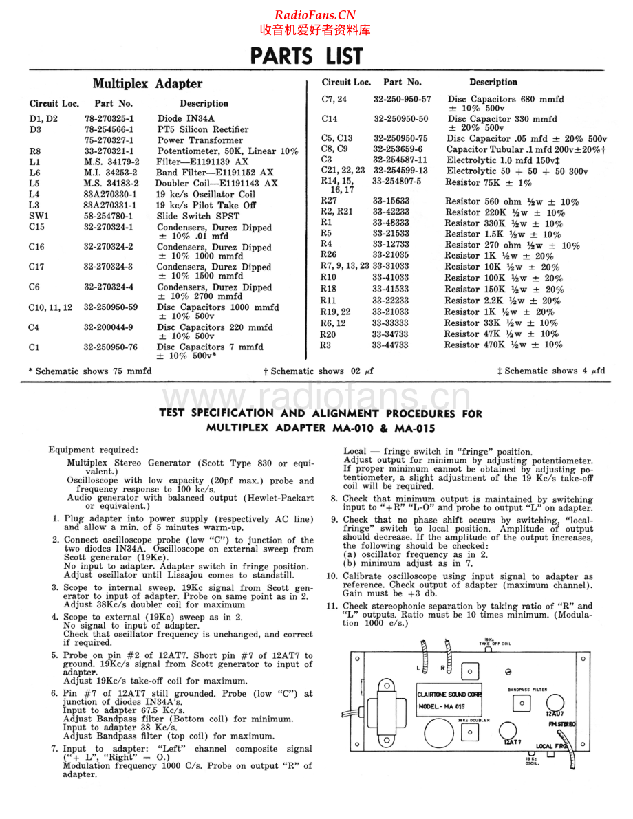 Clairtone-MA015-mpx-sch维修电路原理图.pdf_第2页