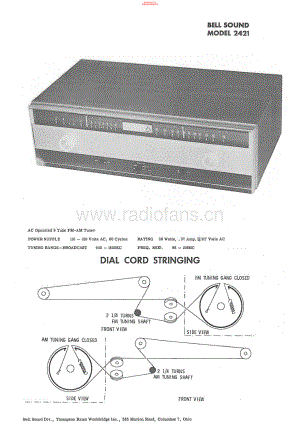 Bell-Sound-2421-tun-sm维修电路原理图.pdf