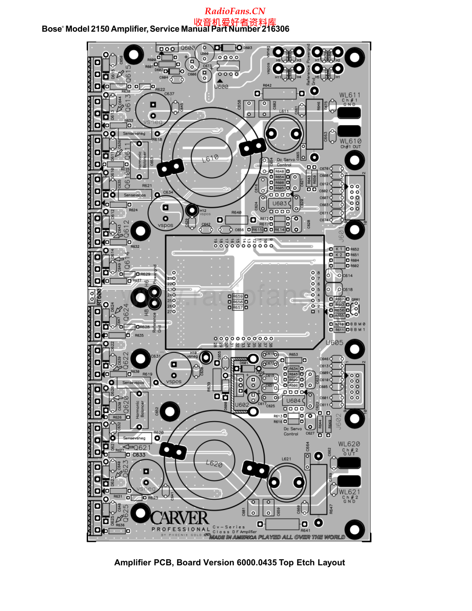 Bose-2150-top-pcb维修电路原理图.pdf_第1页