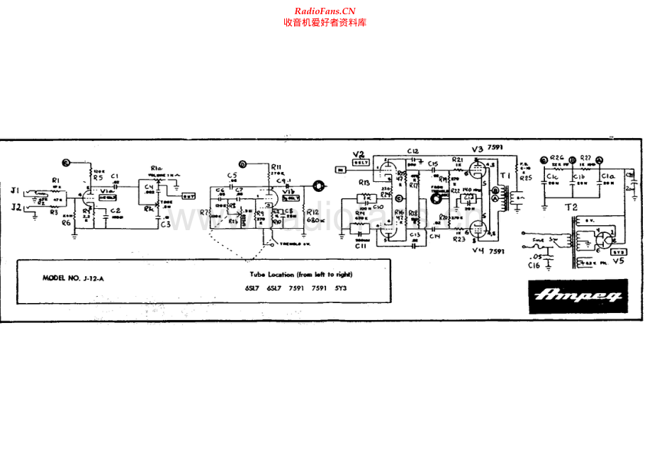 Ampeg-J12A-pwr-sch维修电路原理图.pdf_第1页