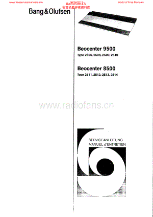 BO-Beocenter8500_type251x-sm维修电路原理图.pdf