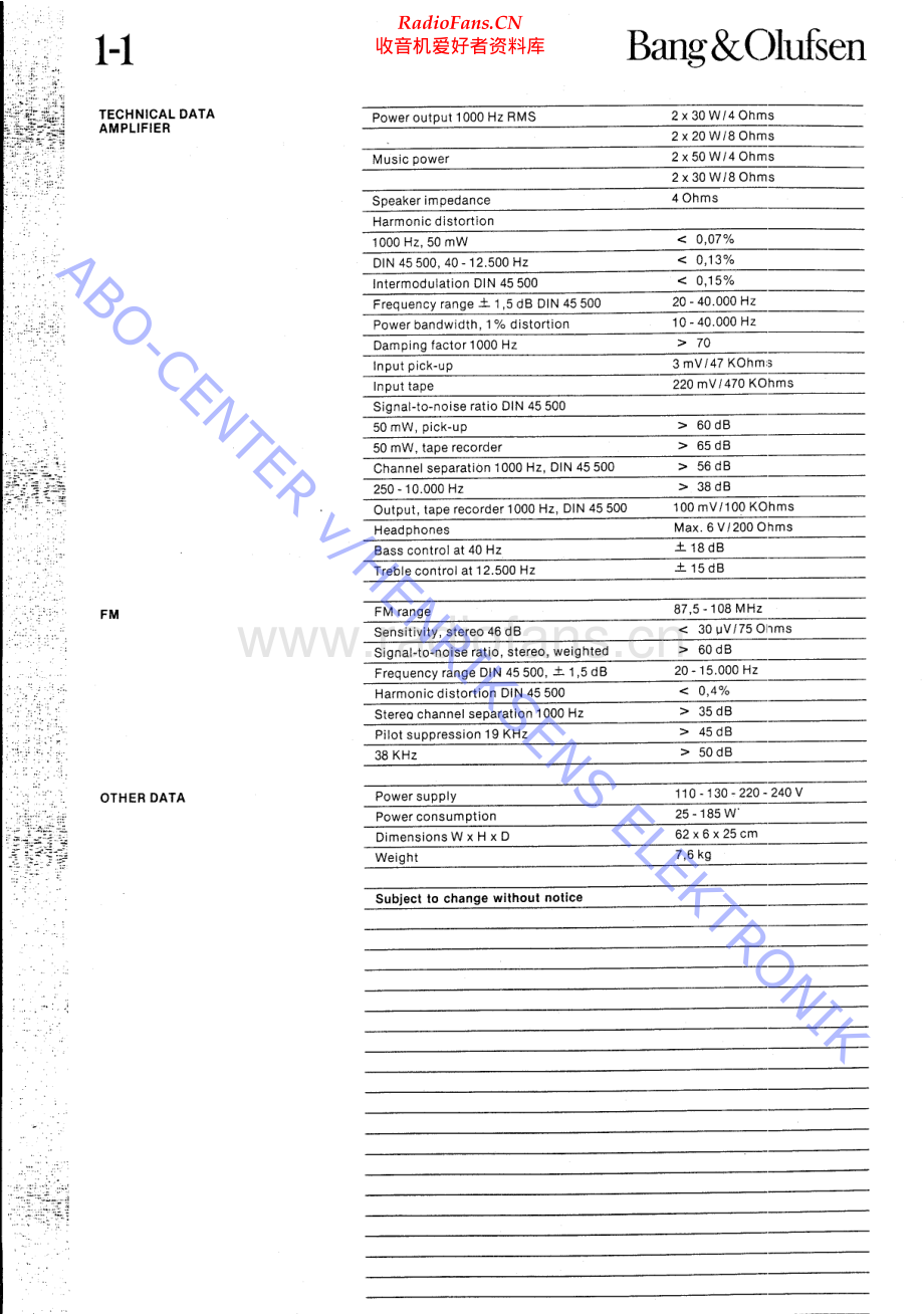 BO-Beomaster1900_type290x-sm维修电路原理图.pdf_第2页
