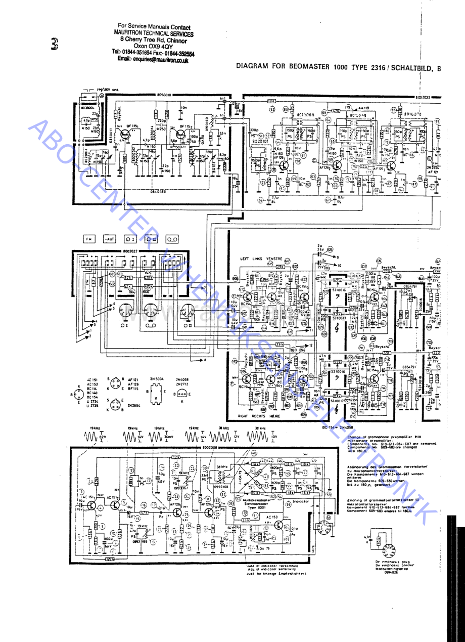 BO-Beomaster1000_type231x-sm维修电路原理图.pdf_第3页