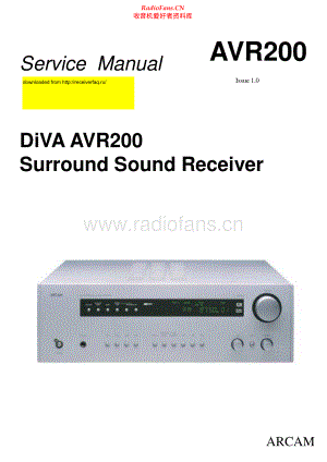 Arcam-DivaAVR200-avr-sch(1)维修电路原理图.pdf