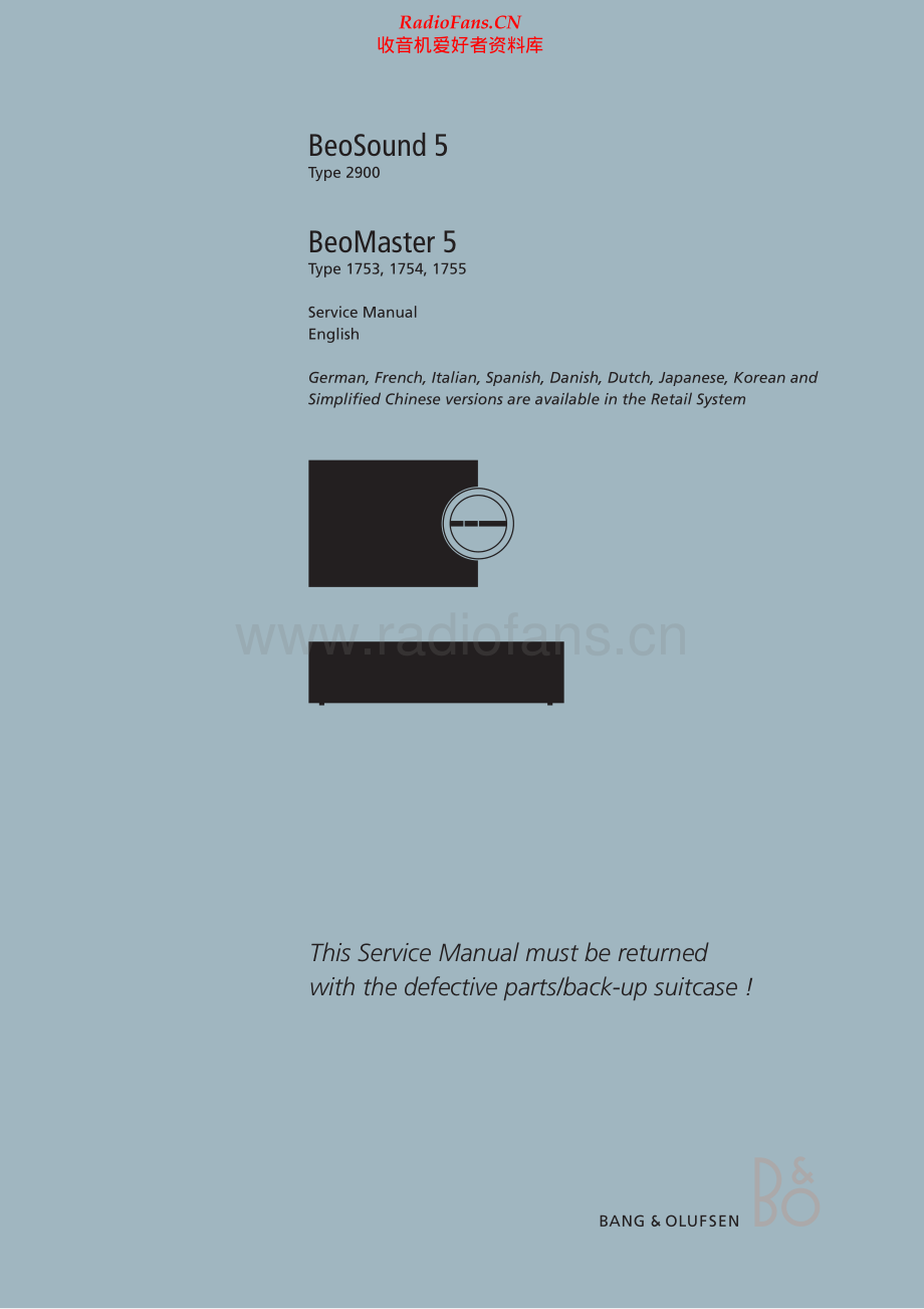 BO-Beosound5_type2900-sm维修电路原理图.pdf_第1页