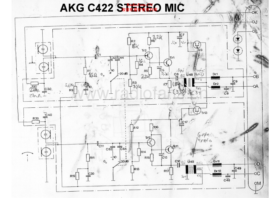 AKG-C422-pre-sch维修电路原理图.pdf_第1页