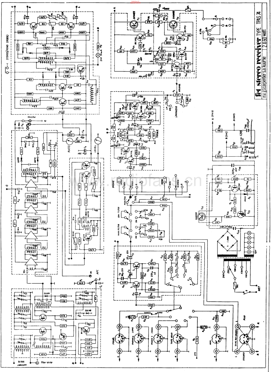 Carad-TPAS74-rec-sch维修电路原理图.pdf_第1页