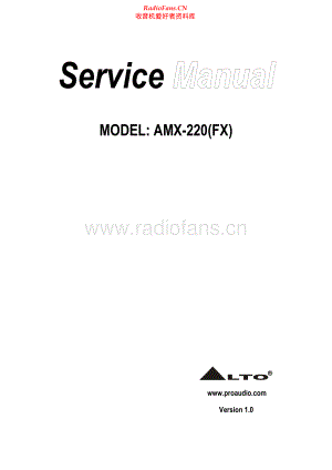 Alto-AMX220-mix-sm维修电路原理图.pdf