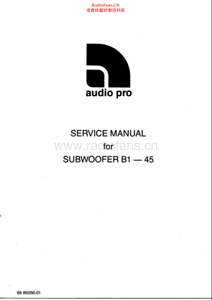 AudioPro-AceBassB1_45-sub-sm维修电路原理图.pdf