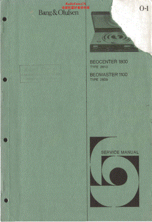 BO-Beomaster1100_type2609-sm维修电路原理图.pdf
