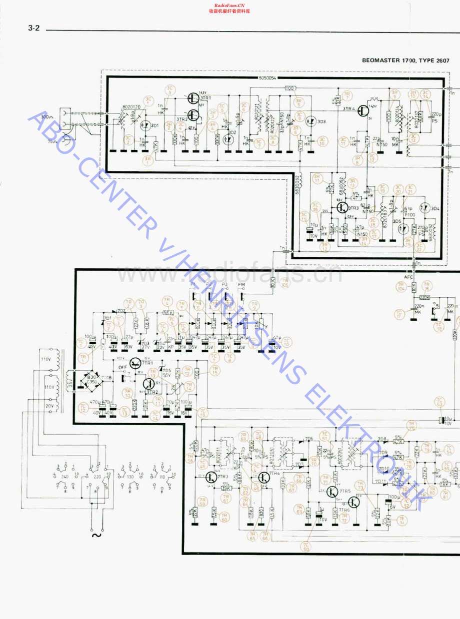 BO-Beomaster1700_type2607-sch维修电路原理图.pdf_第2页