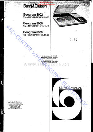 BO-Beogram8002_type563x-sm维修电路原理图.pdf