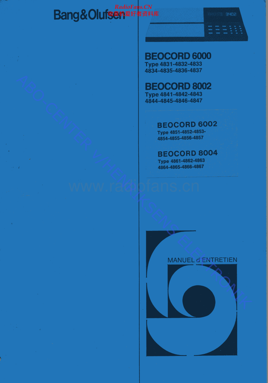 BO-Beocord6002_type485x-sm维修电路原理图.pdf_第1页