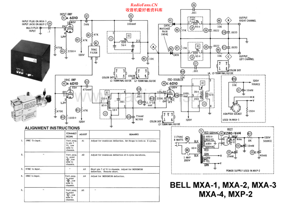 Bell-MXA3-mpx-sch维修电路原理图.pdf_第1页