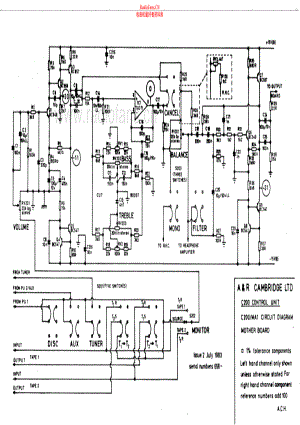 Arcam-C200-pre-sch维修电路原理图.pdf