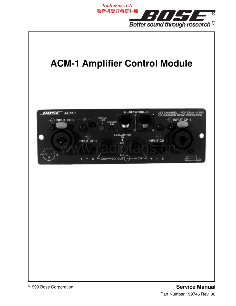 Bose-ACM1-acm-sm维修电路原理图.pdf_第1页