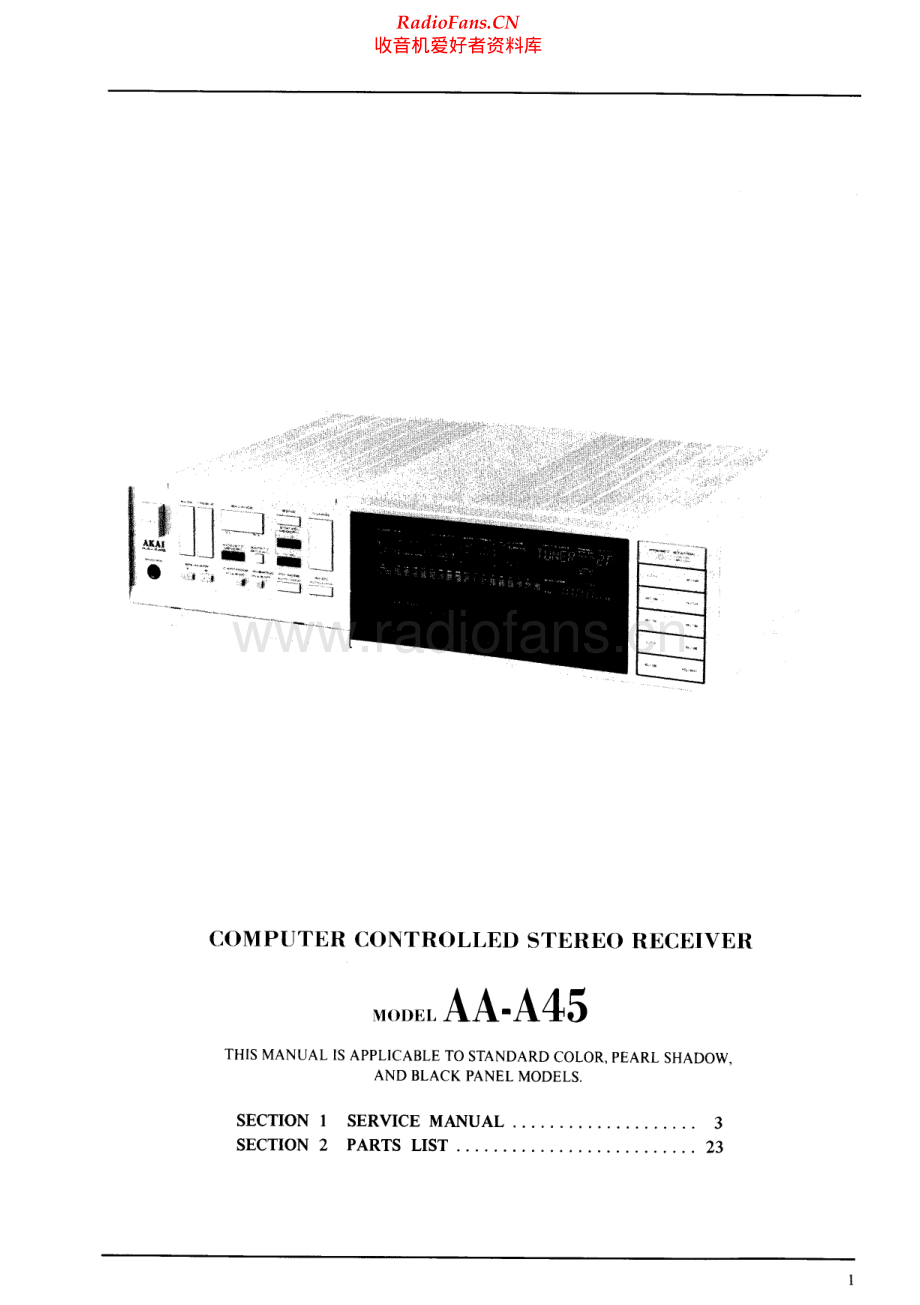 Akai-AAA45-rec-sm维修电路原理图.pdf_第3页