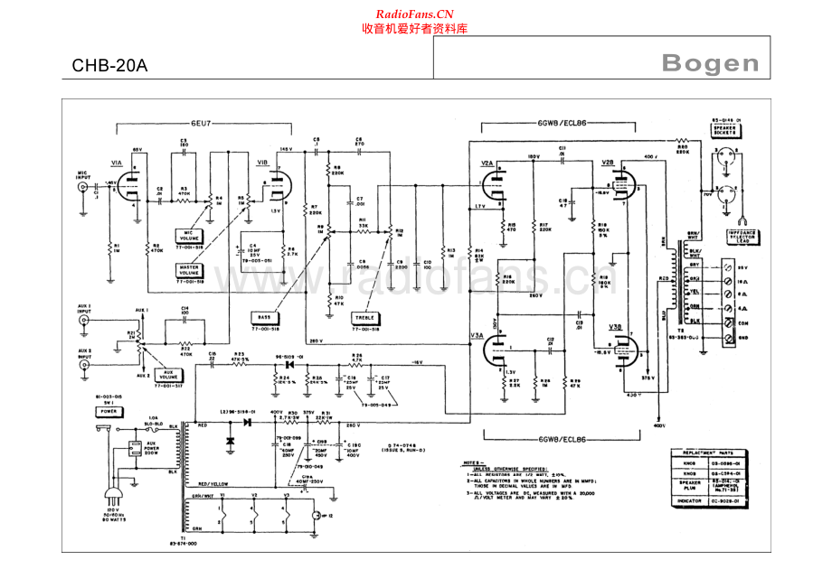 Bogen-CHB20A-pwr-sch维修电路原理图.pdf_第1页