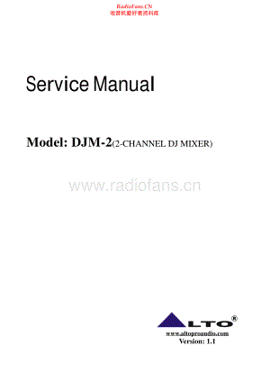 Alto-DJM2-mix-sm维修电路原理图.pdf