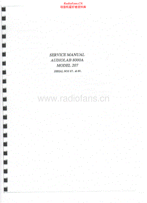 Audiolab-8000A-207-int-sm维修电路原理图.pdf