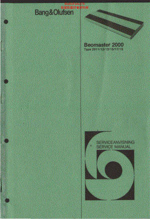 BO-Beomaster2000_type291x-sm2维修电路原理图.pdf