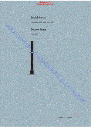 BO-BeolabPenta_type660 x-sch维修电路原理图.pdf