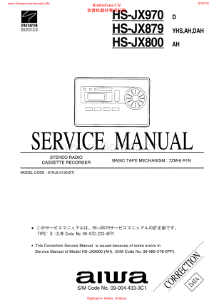 Aiwa-HSJX879-srcr-cor维修电路原理图.pdf
